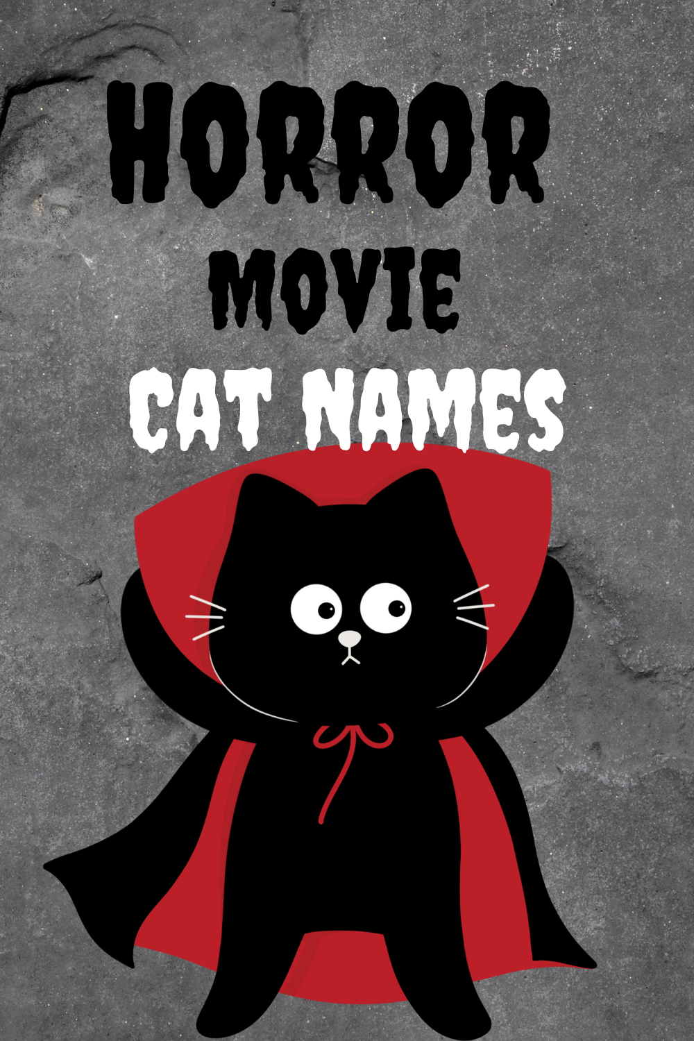 99 Horror Movie Cat Names